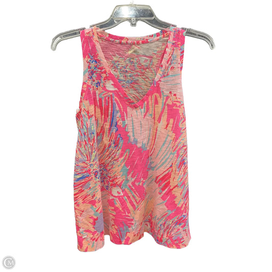 Top Sleeveless Designer By Lilly Pulitzer In Multi-colored, Size: S