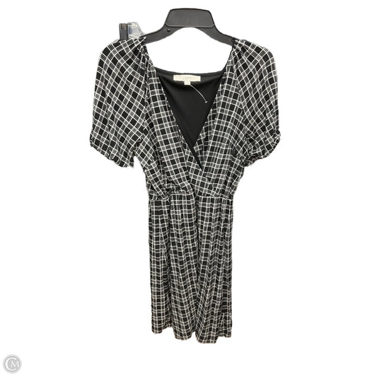 Dress Casual Short By Loft In Checkered Pattern, Size: S