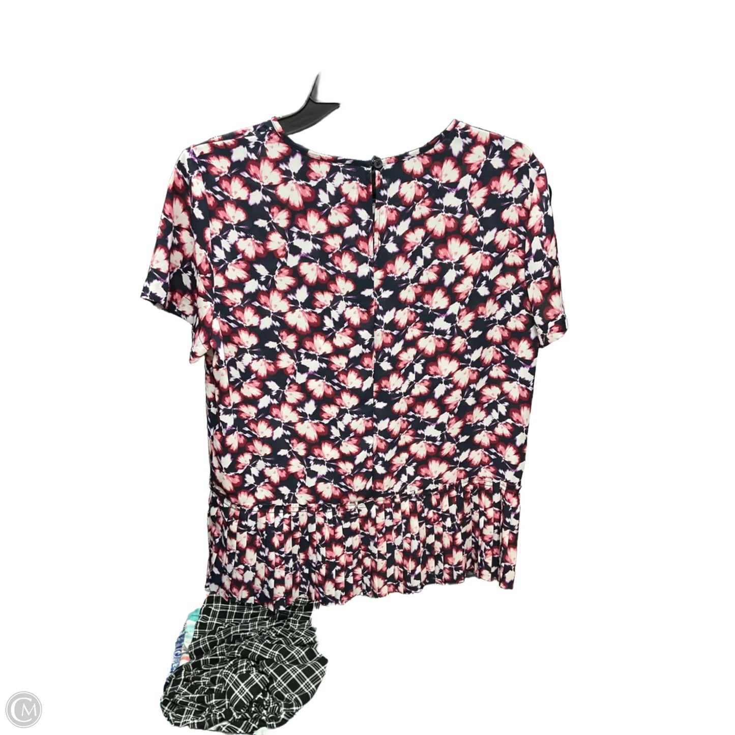 Top Short Sleeve By Banana Republic In Floral Print, Size: S