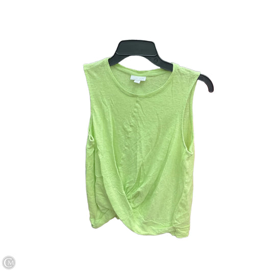 Top Sleeveless By J. Jill In Green, Size: M