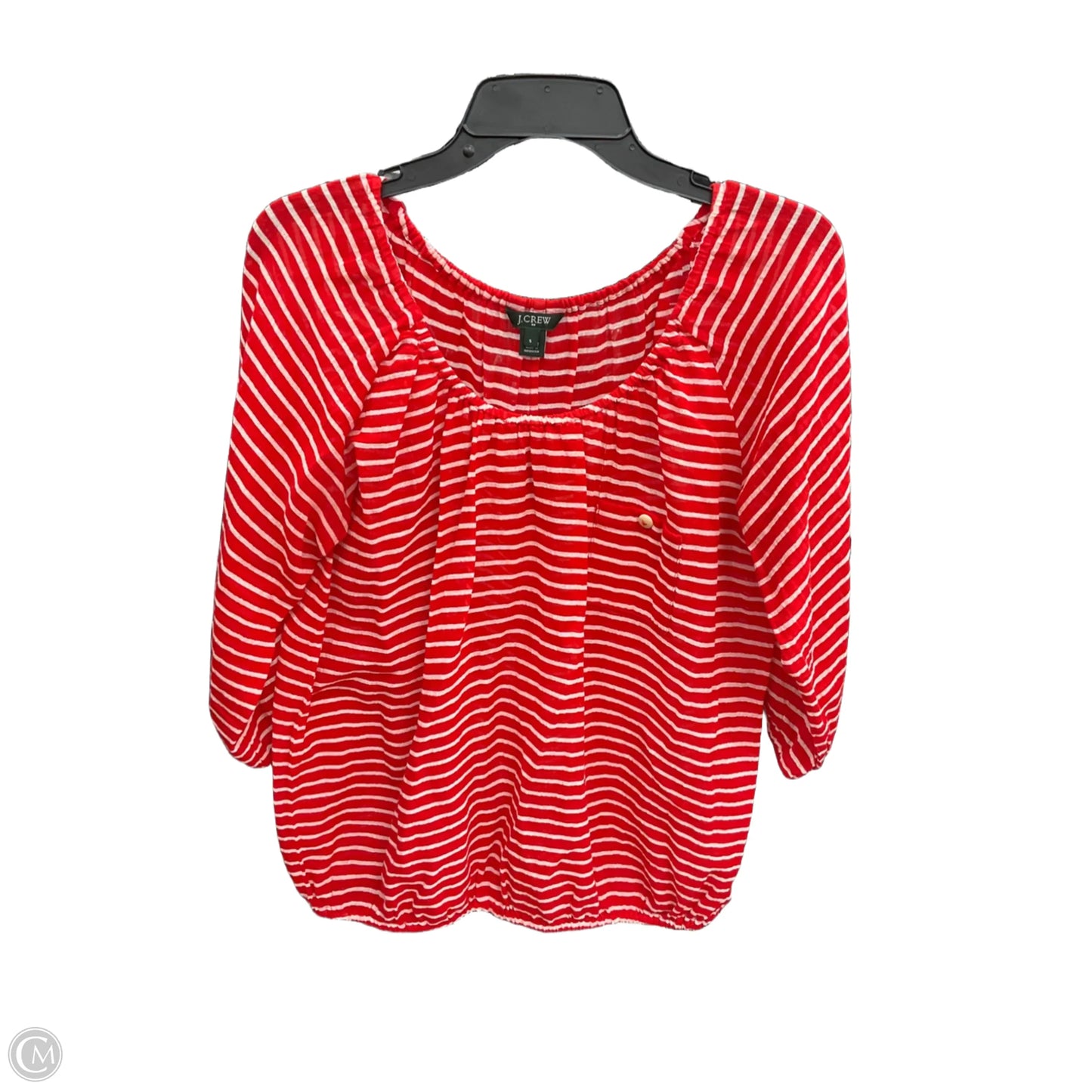 Top Long Sleeve By J. Crew In Red, Size: S