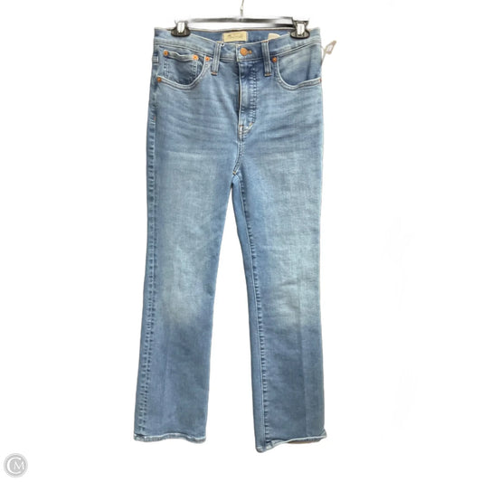 Jeans Boot Cut By Madewell In Blue Denim, Size: 4