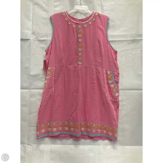 Dress Casual Short By Simply Southern In Pink, Size: Xl