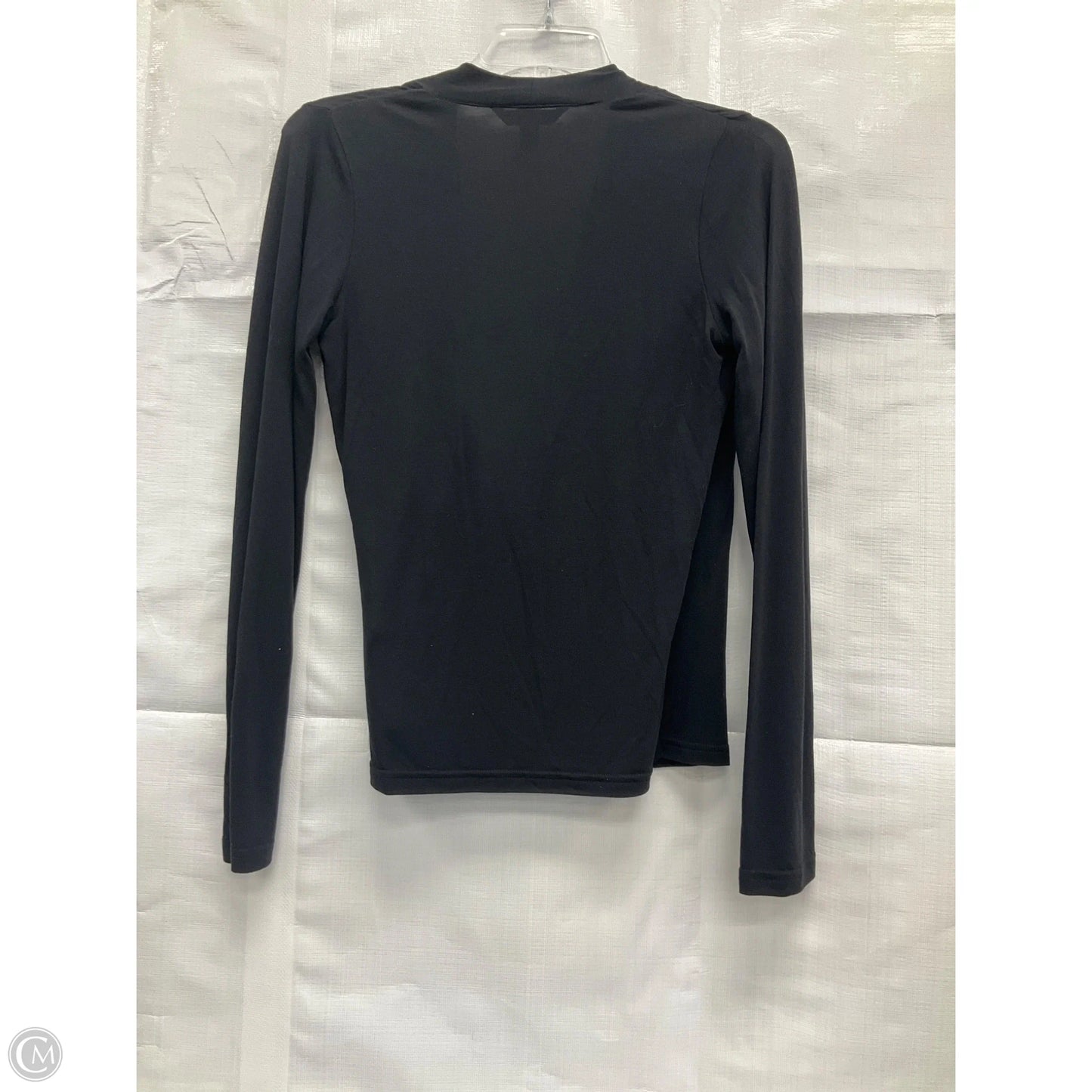 Top Long Sleeve By Banana Republic In Black, Size: S