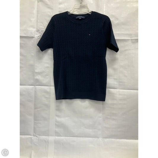 Top Short Sleeve By Tommy Hilfiger In Blue, Size: M