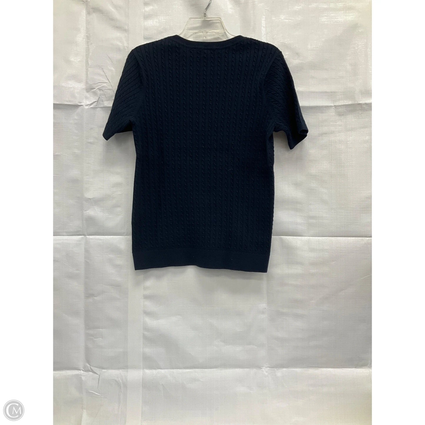 Top Short Sleeve By Tommy Hilfiger In Blue, Size: M