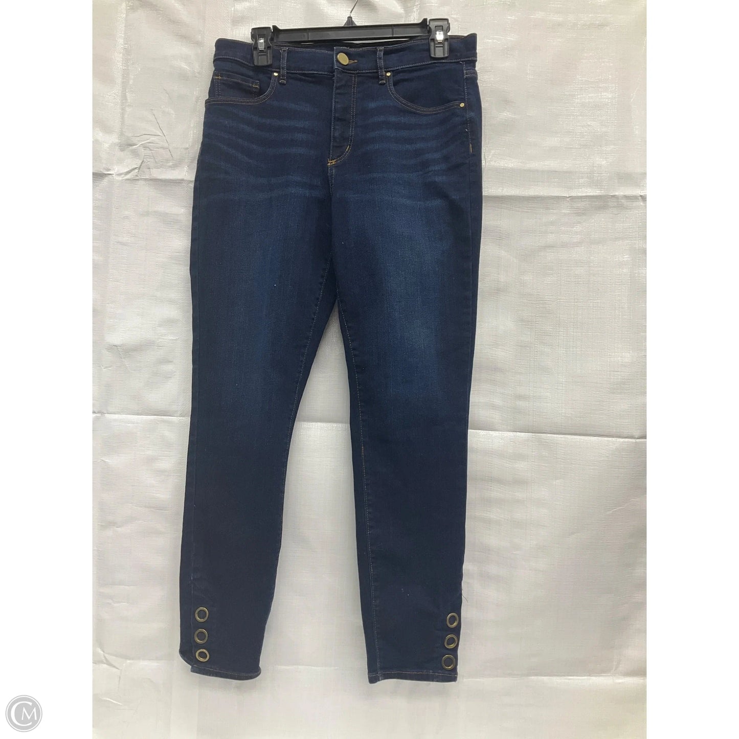 Jeans Skinny By Loft In Blue Denim, Size: 10