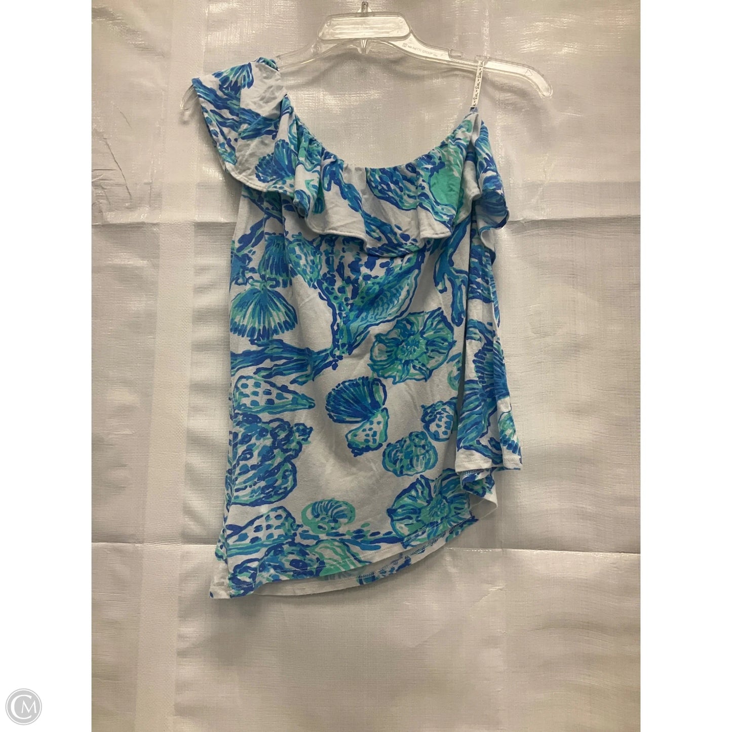 Top Sleeveless Designer By Lilly Pulitzer In Blue, Size: M