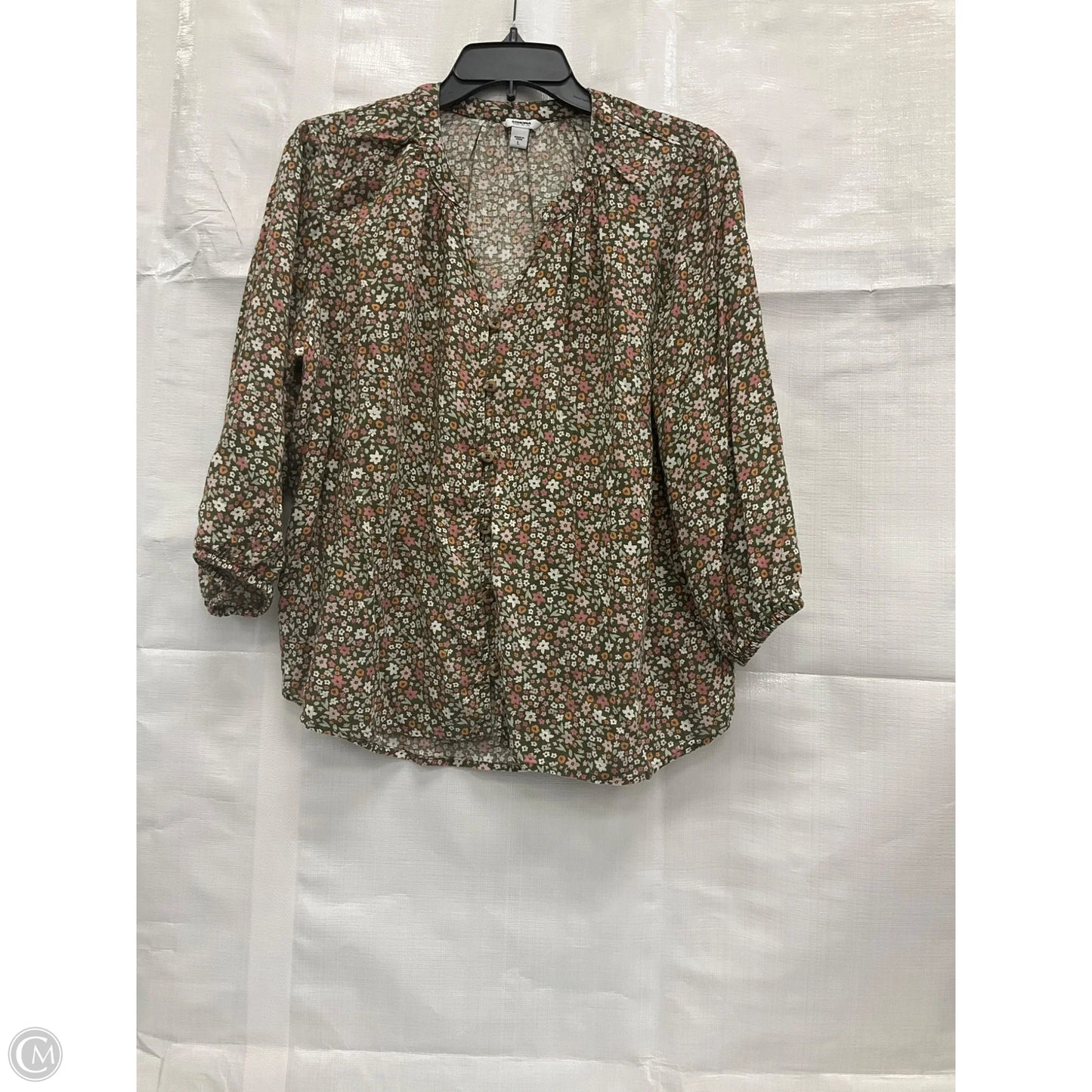 Blouse Long Sleeve By Sonoma In Green, Size: L