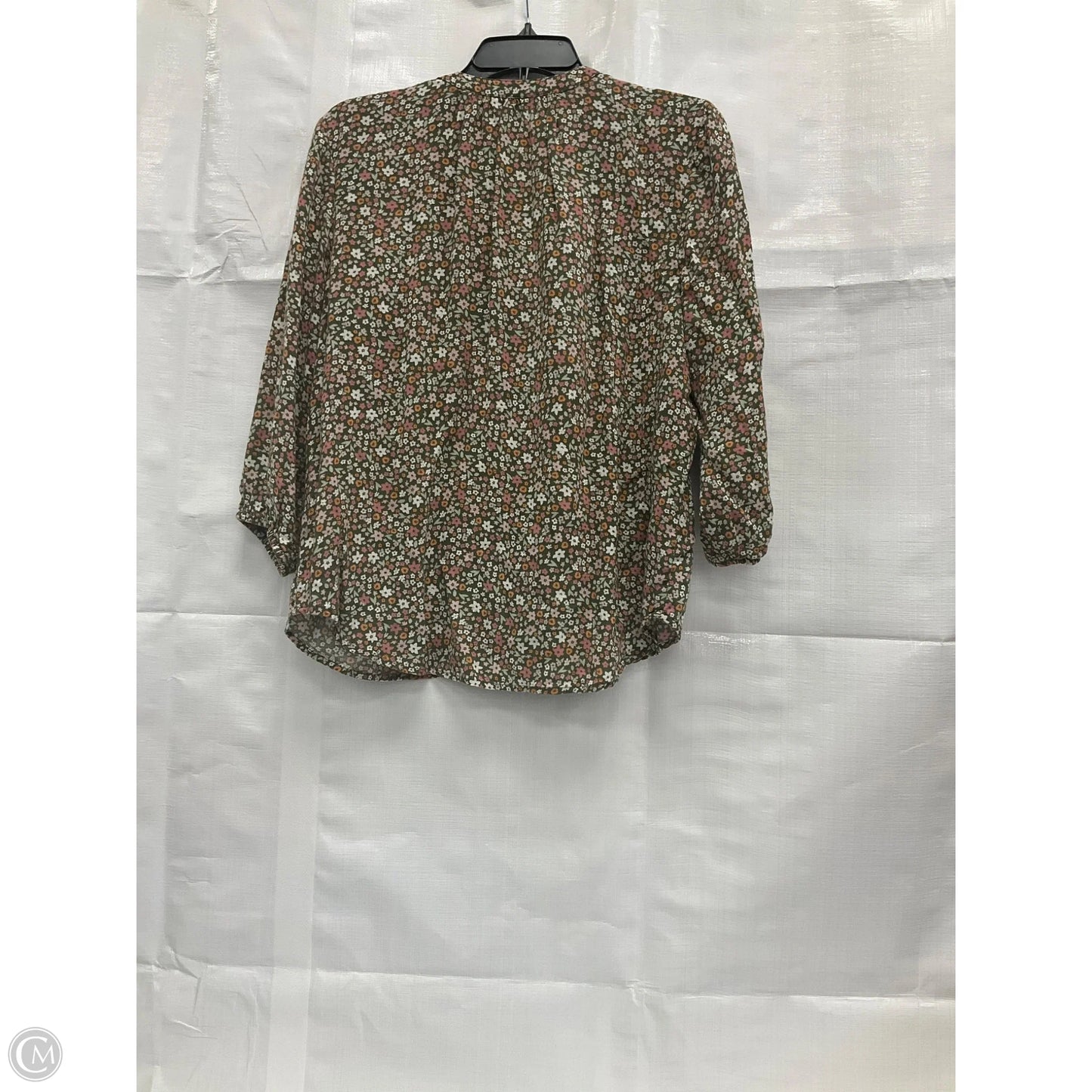 Blouse Long Sleeve By Sonoma In Green, Size: L