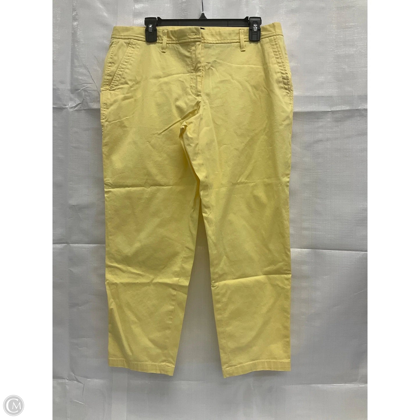 Pants Cropped By Talbots In Yellow, Size: 12p