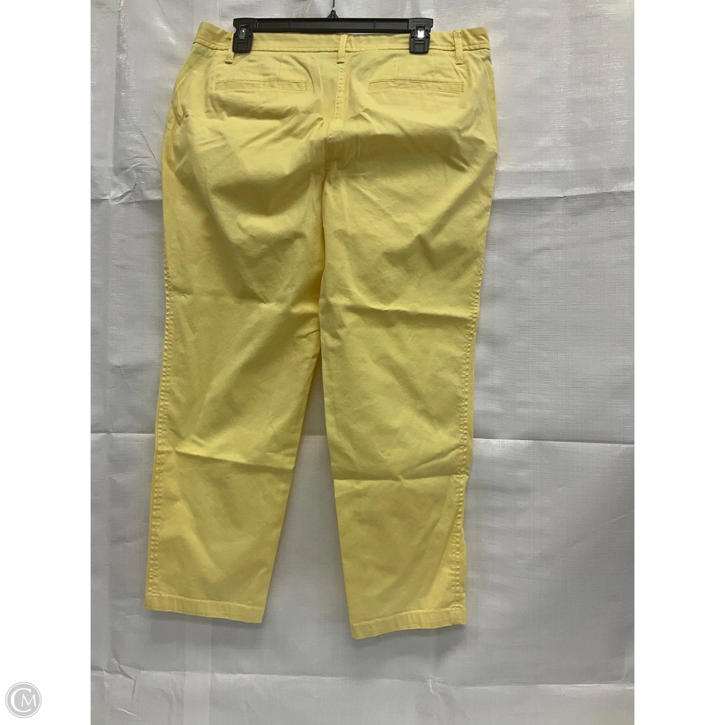 Pants Cropped By Talbots In Yellow, Size: 12p