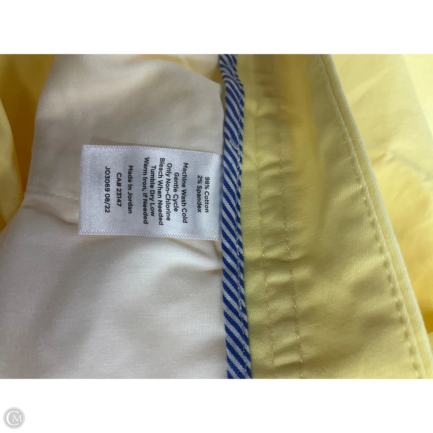 Pants Cropped By Talbots In Yellow, Size: 12p