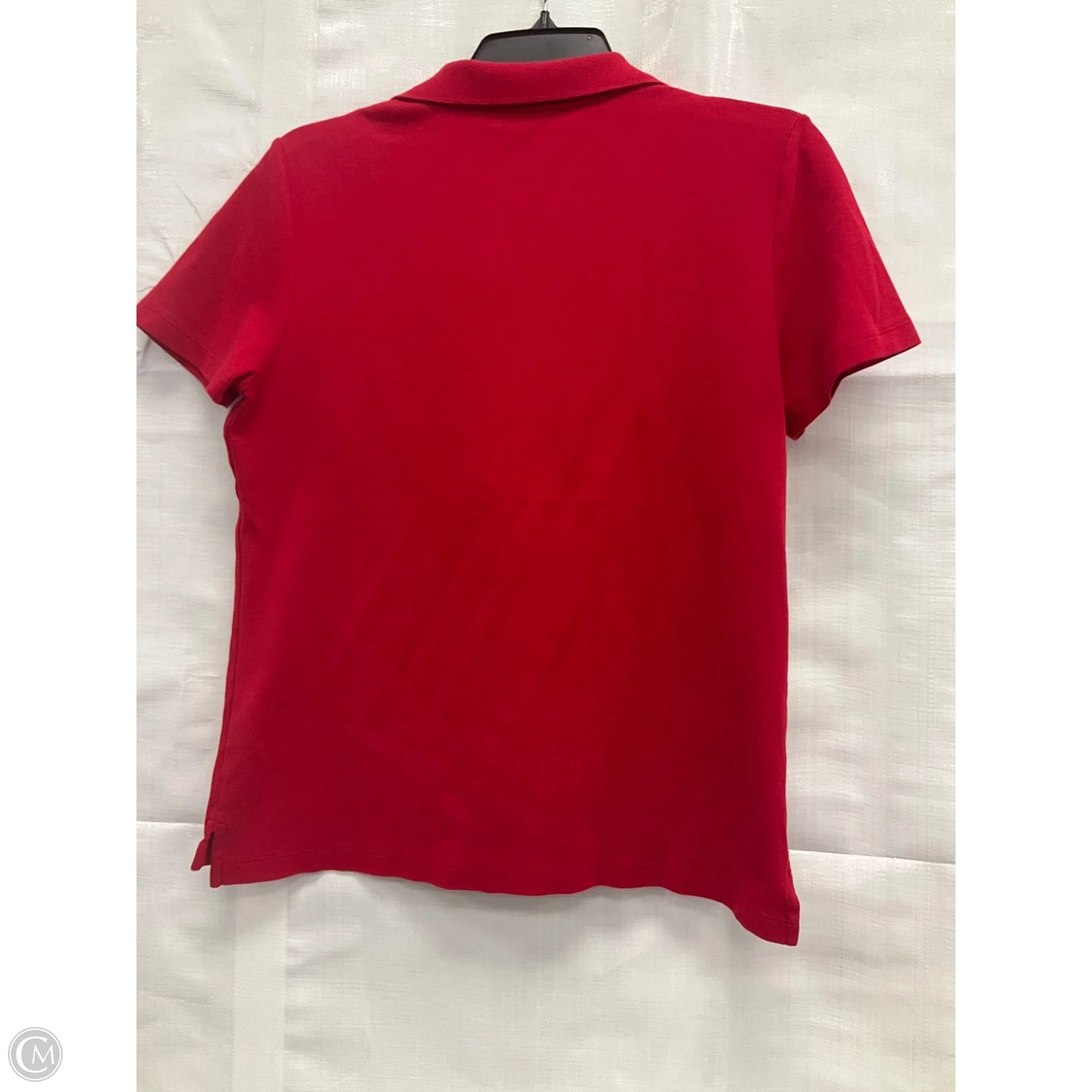 Top Short Sleeve By Tommy Hilfiger In Red, Size: M