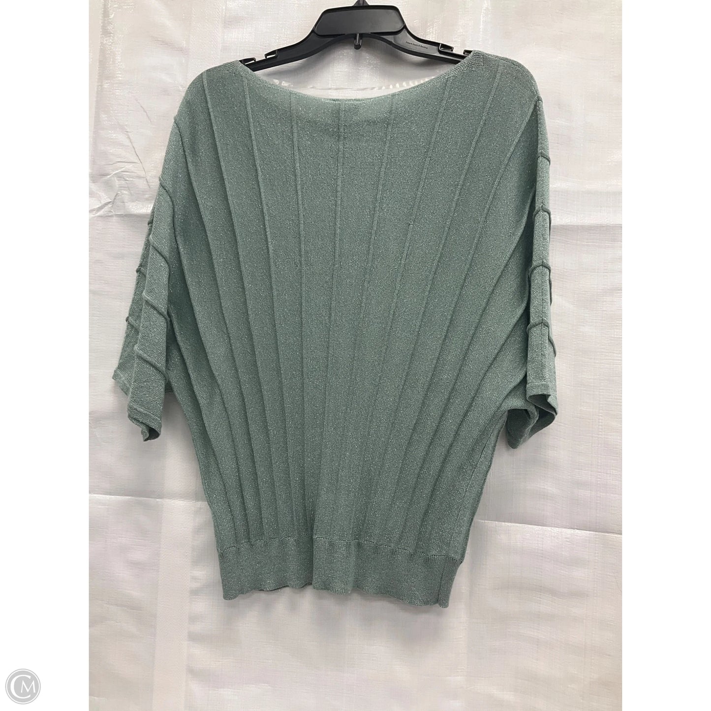 Top Short Sleeve By Chicos In Green, Size: S