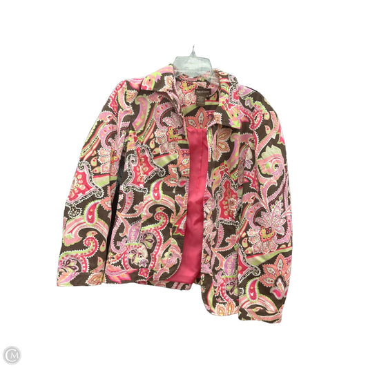 Blazer By Clothes Mentor In Multi-colored, Size: M
