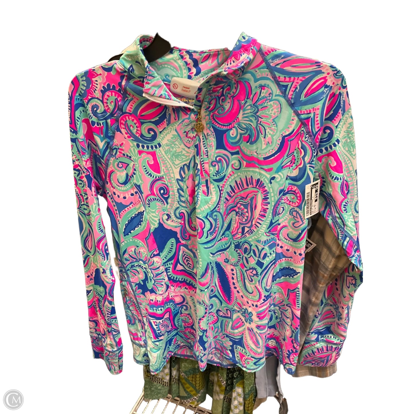 Top Long Sleeve Designer By Lilly Pulitzer In Multi-colored, Size: M