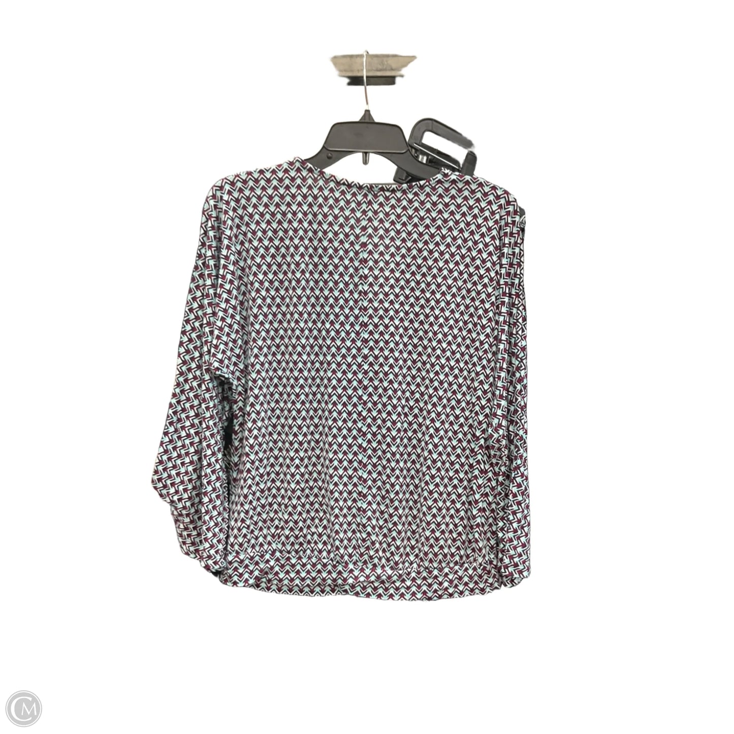 Top Long Sleeve By Lascana In Multi-colored, Size: S