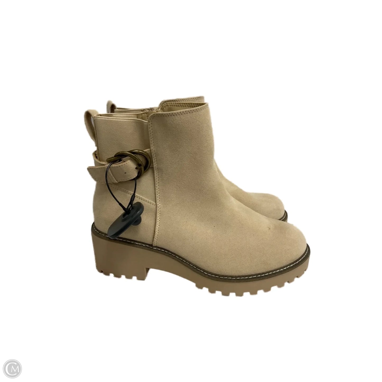 Boots Ankle Flats By Torrid In Tan, Size: 10