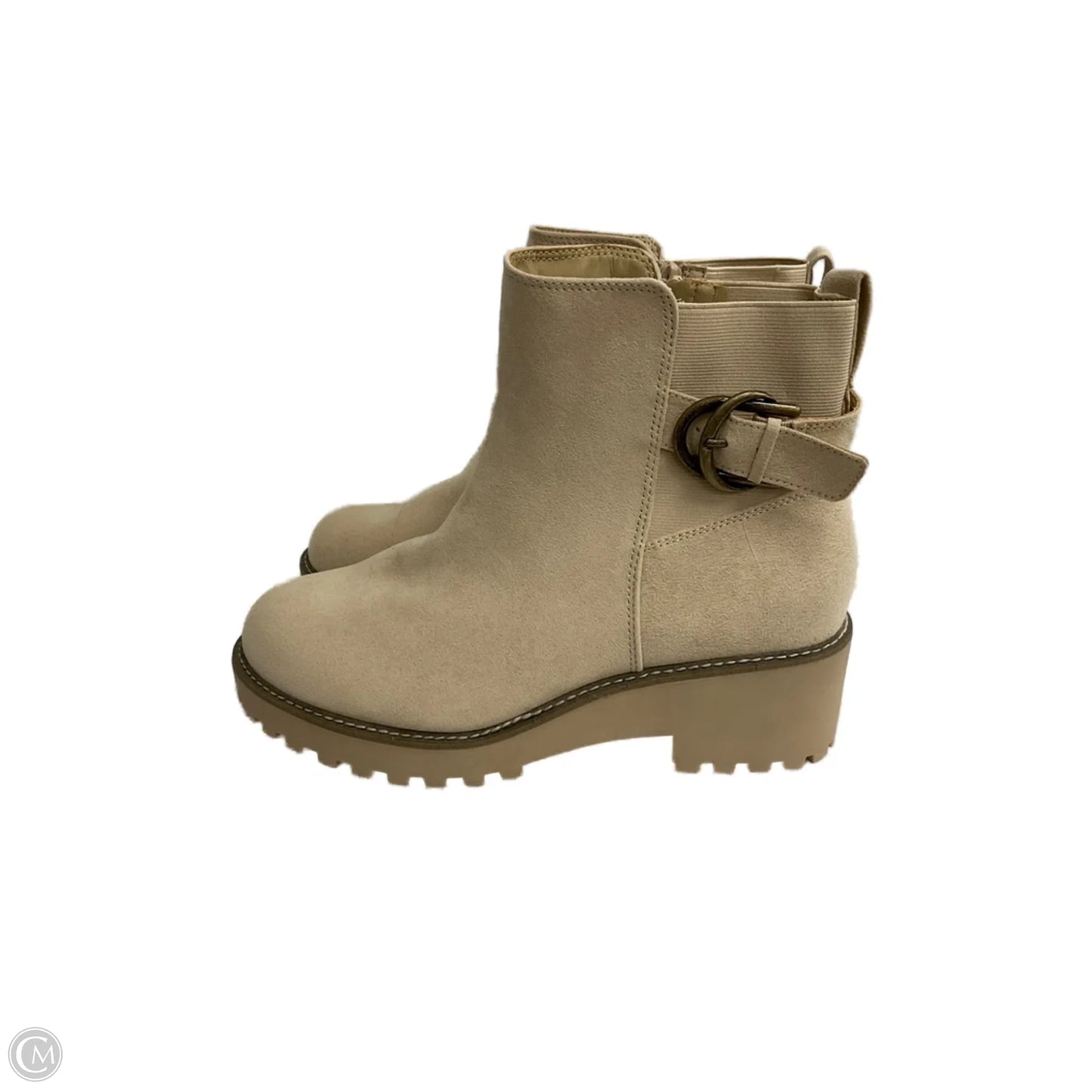 Boots Ankle Flats By Torrid In Tan, Size: 10