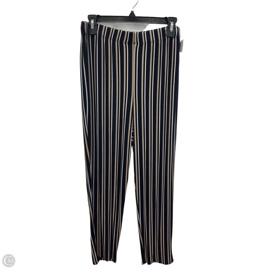 Pants Lounge By Chicos In Striped Pattern, Size: M