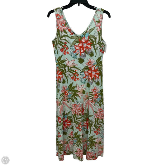 Dress Casual Maxi By Talbots In Floral Print, Size: Sp