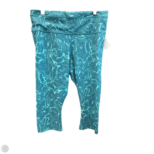 Athletic Leggings Capris By Athleta In Blue, Size: L