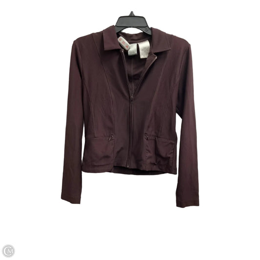 Athletic Jacket By Nike In Brown, Size: Xs
