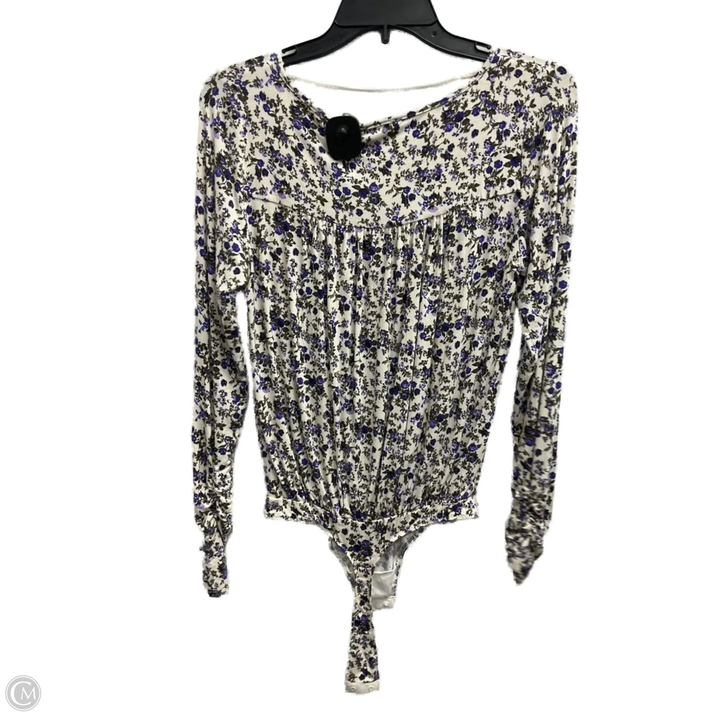 Bodysuit By Free People In Floral Print, Size: Xs