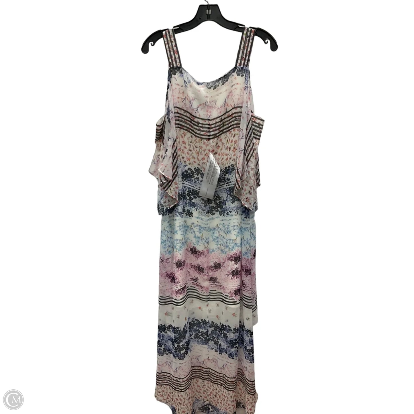 Dress Casual Maxi By Bcbgmaxazria In Floral Print, Size: L
