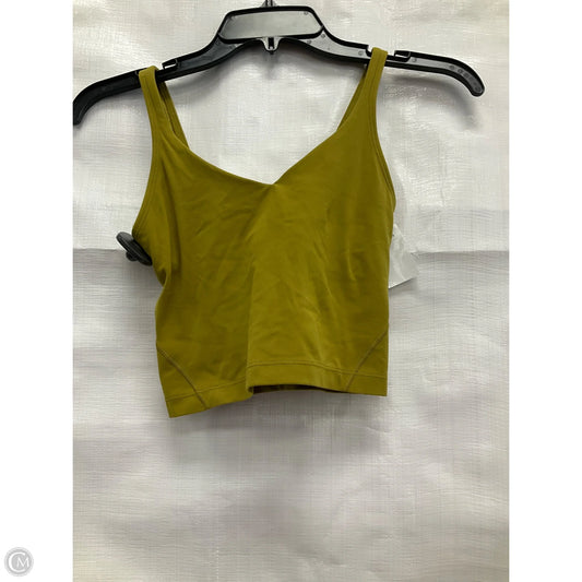 Athletic Bra By Lululemon In Green, Size: 2