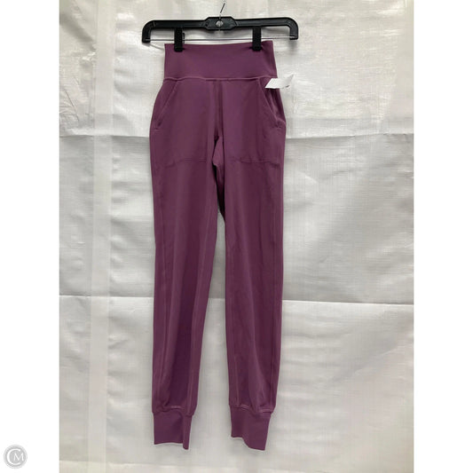 Athletic Leggings By Lululemon In Purple, Size: 0
