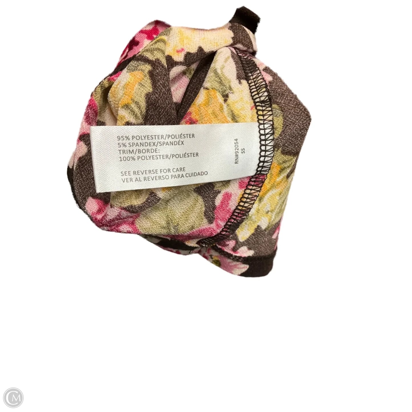 Top Sleeveless By Clothes Mentor In Floral Print, Size: L