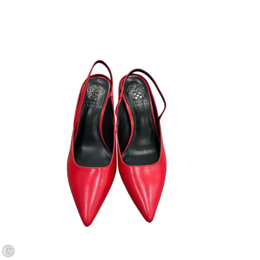 Shoes Heels Kitten By Vince Camuto In Red, Size: 6.5