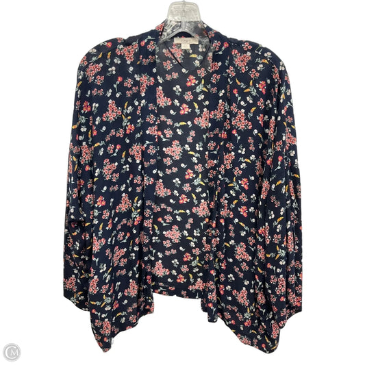 Cardigan By Loft In Blue, Size: Xs