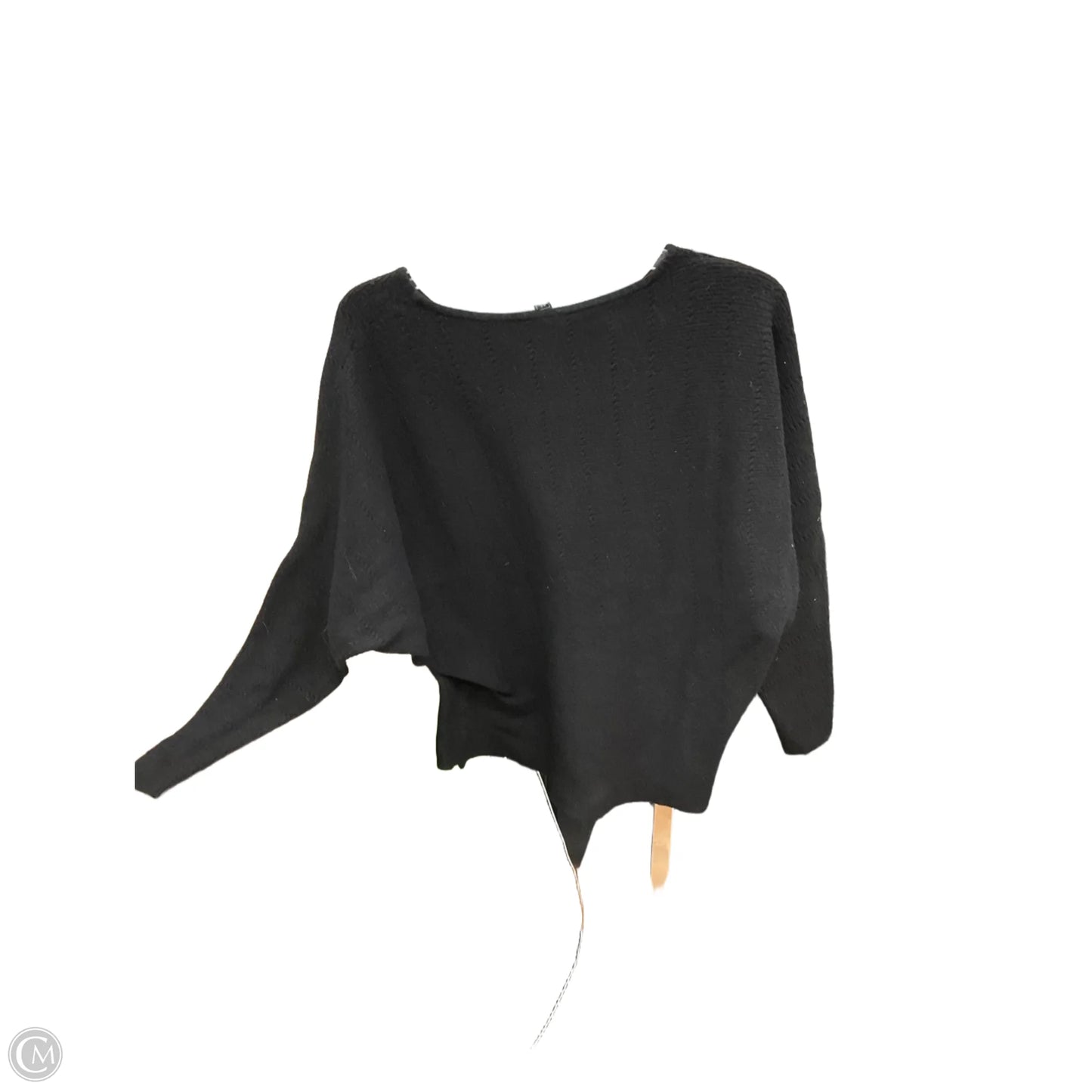 Top Long Sleeve By Alya In Black, Size: L