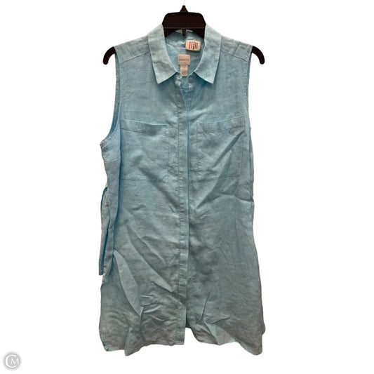 Top Sleeveless By Chicos In Blue, Size: 2