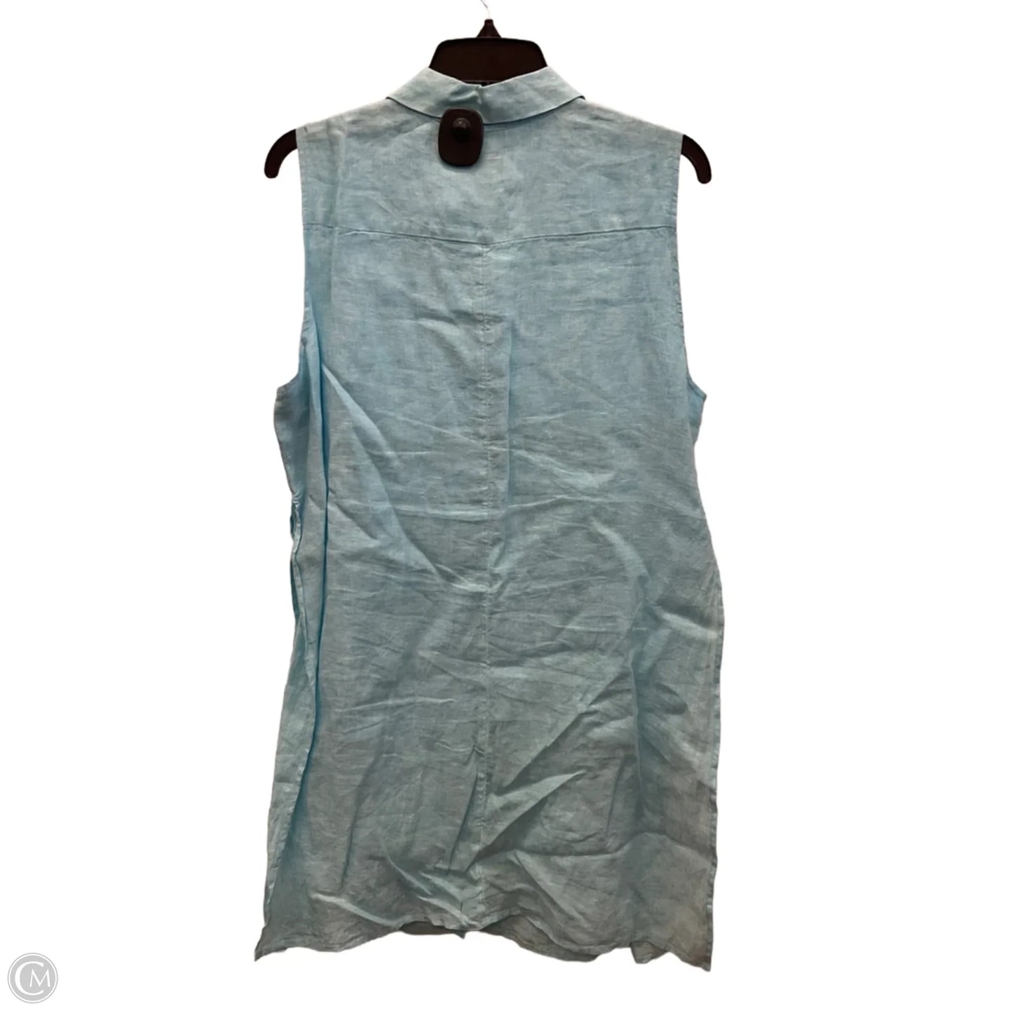Top Sleeveless By Chicos In Blue, Size: 2