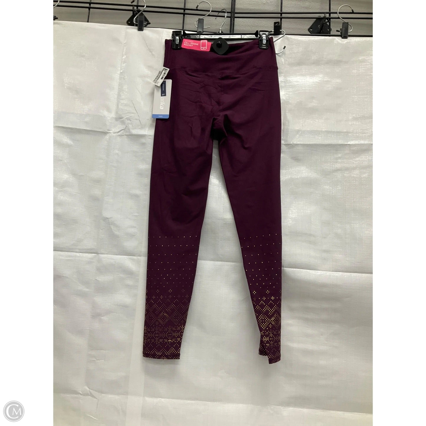 Pants Leggings By Marika In Purple, Size: M