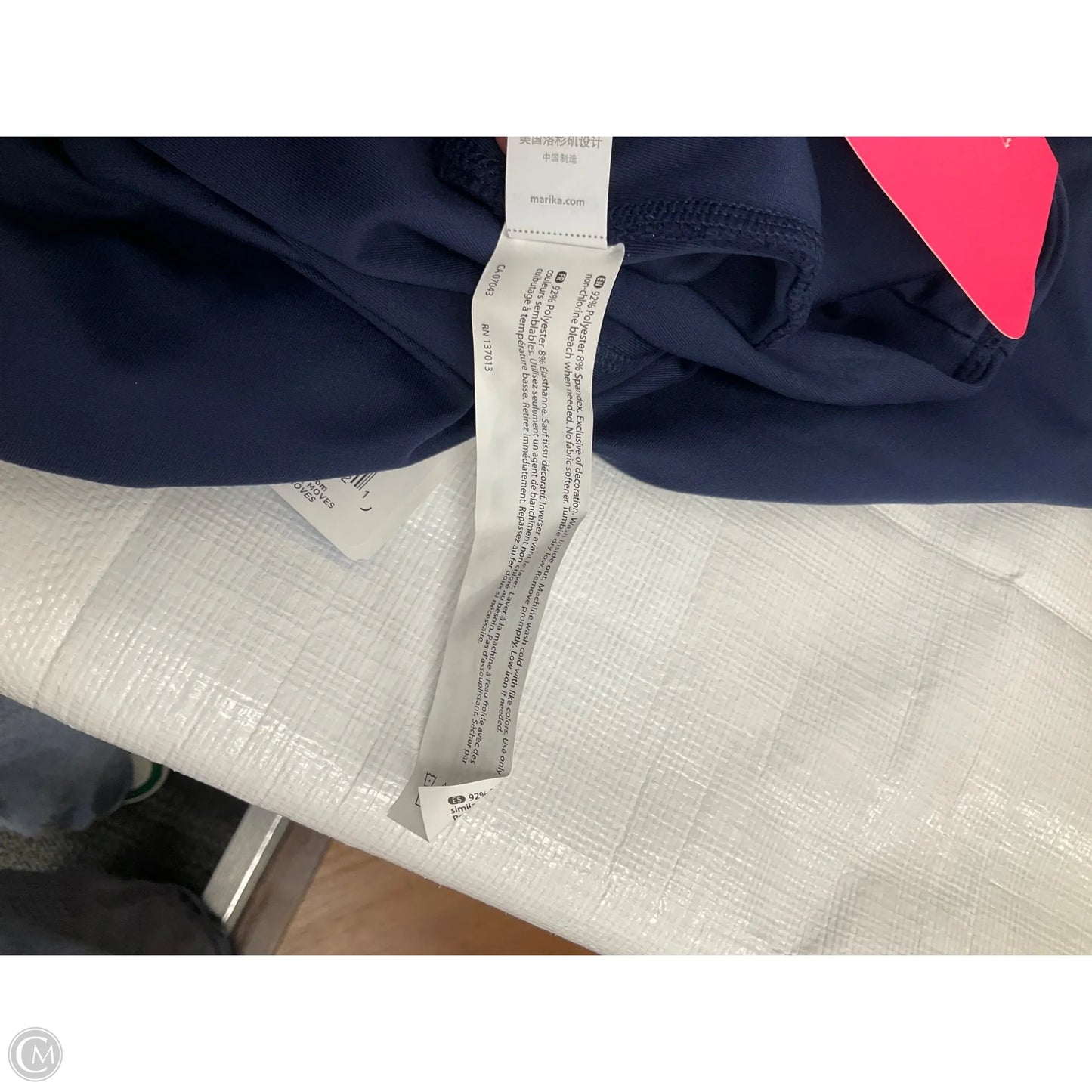 Pants Leggings By Marika In Blue, Size: M