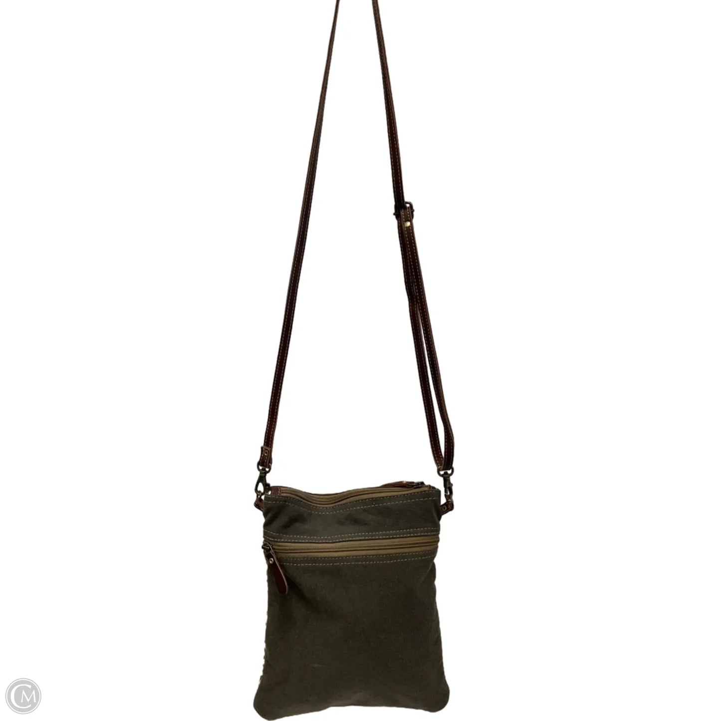 Crossbody Leather By Myra, Size: Medium