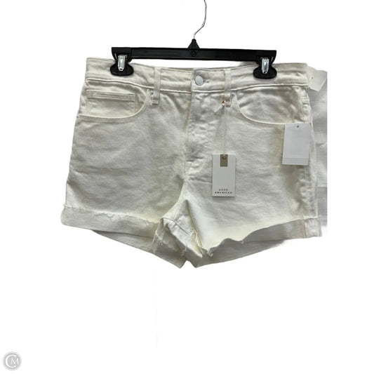 Shorts By Good American In White Denim, Size: 8