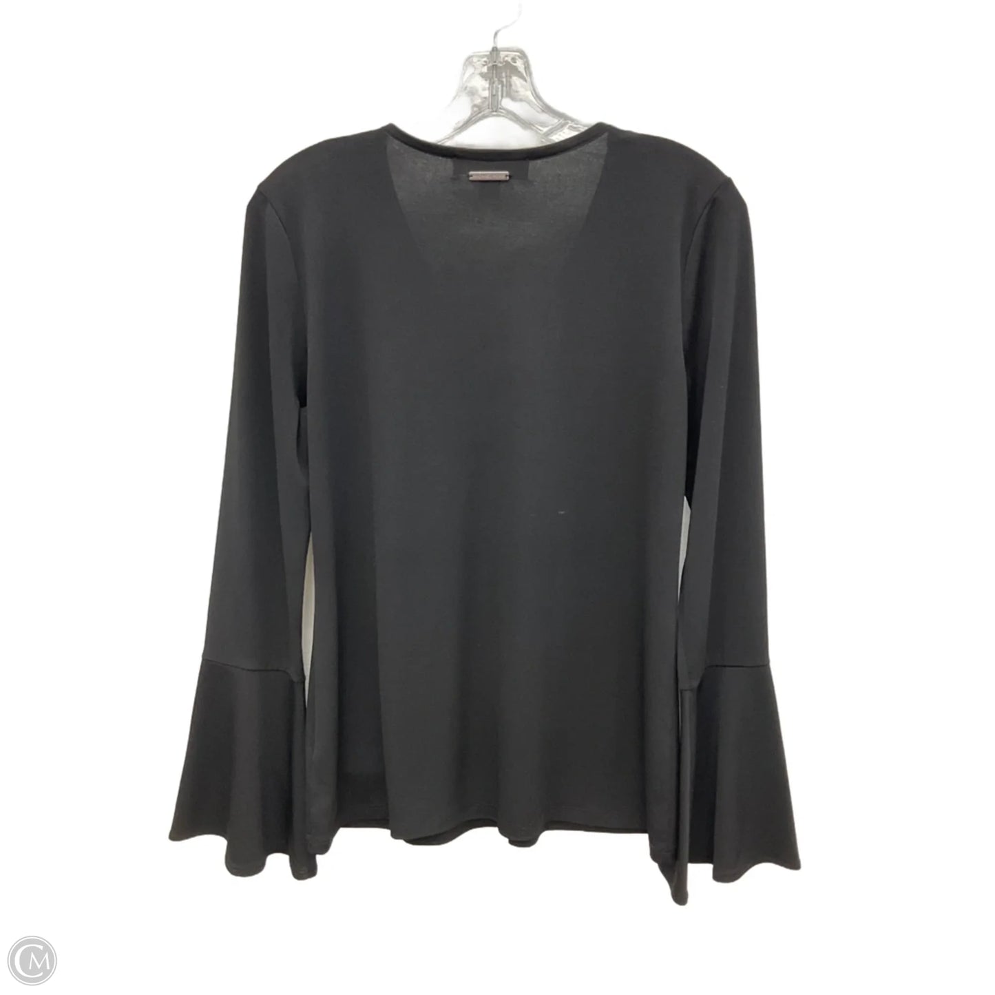 Top Long Sleeve By Michael By Michael Kors In Black, Size: S