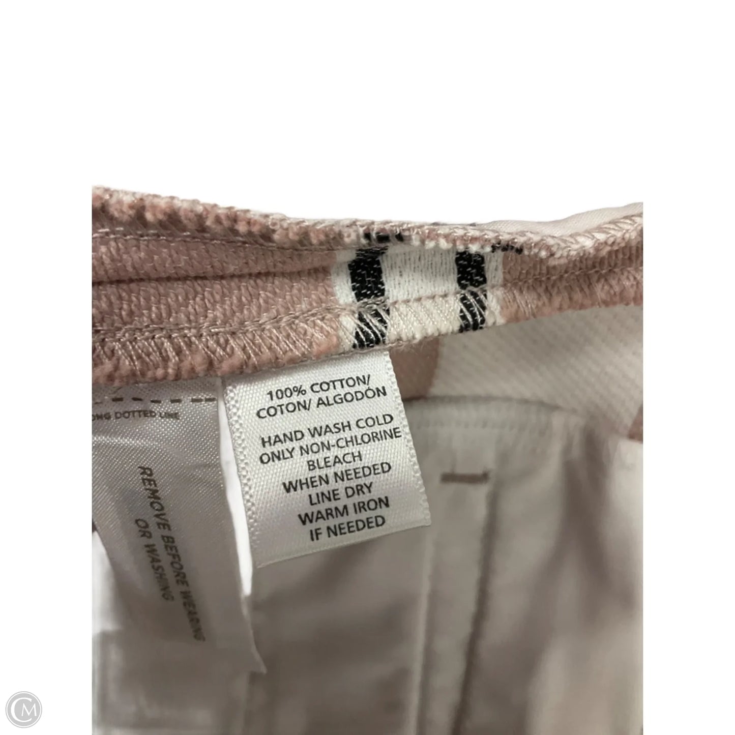 Shorts By Loft In Pink & White, Size: 2