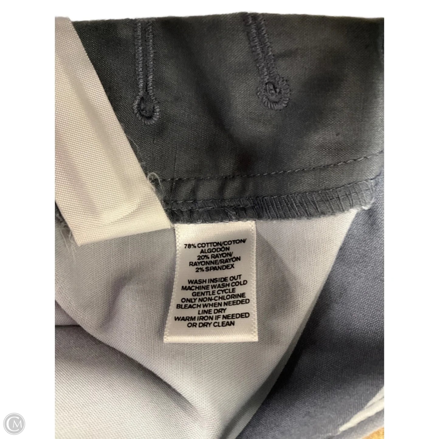 Shorts By Loft In Grey & White, Size: 0