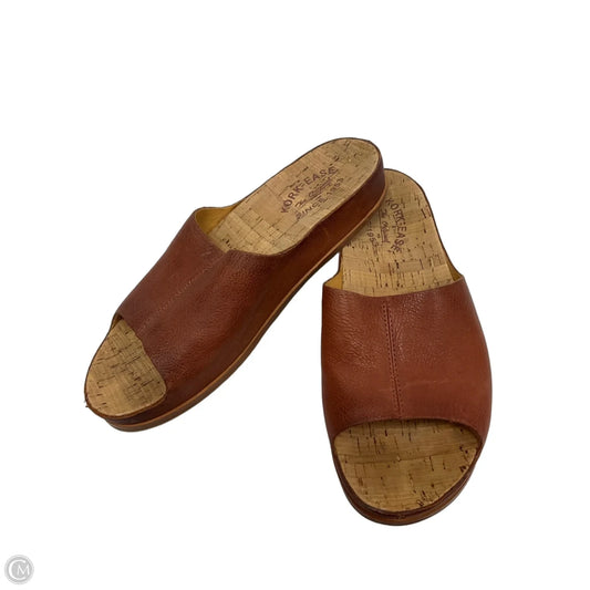 Sandals Flats By Kork Ease In Brown, Size: 8