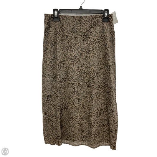 Skirt Midi By A New Day In Animal Print, Size: S