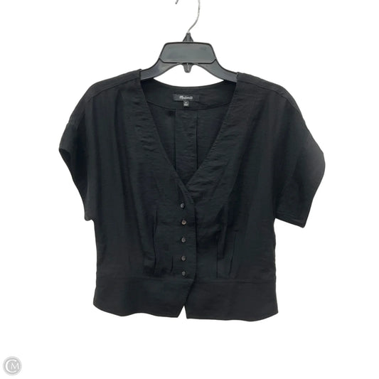 Top Short Sleeve By Madewell In Black, Size: M