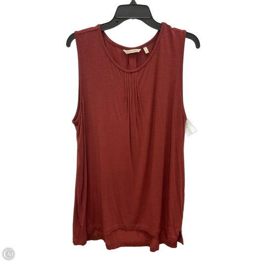 Top Sleeveless Basic By Soft Surroundings In Orange, Size: Xl