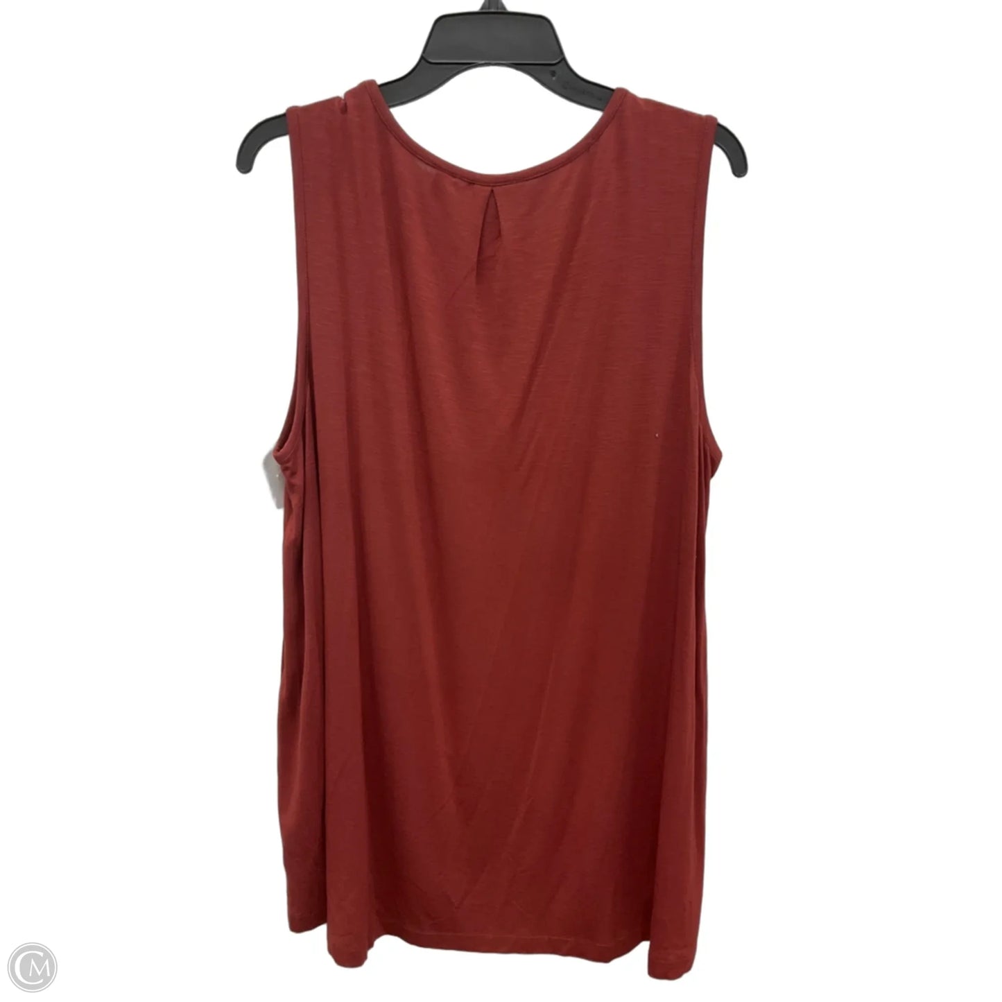 Top Sleeveless Basic By Soft Surroundings In Orange, Size: Xl